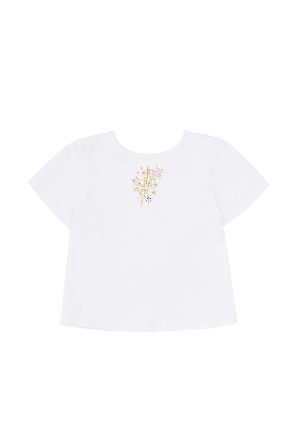 BABIES SHORT SLEEVE TEE BABYS A GO GLITTER