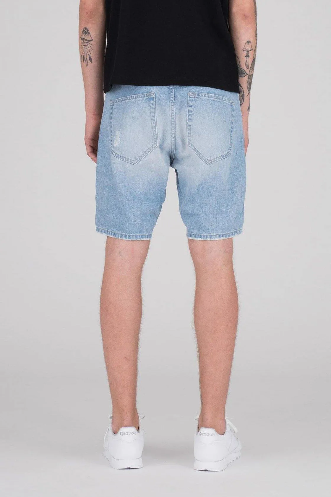 Bay Shorts - Light Blue Ripped