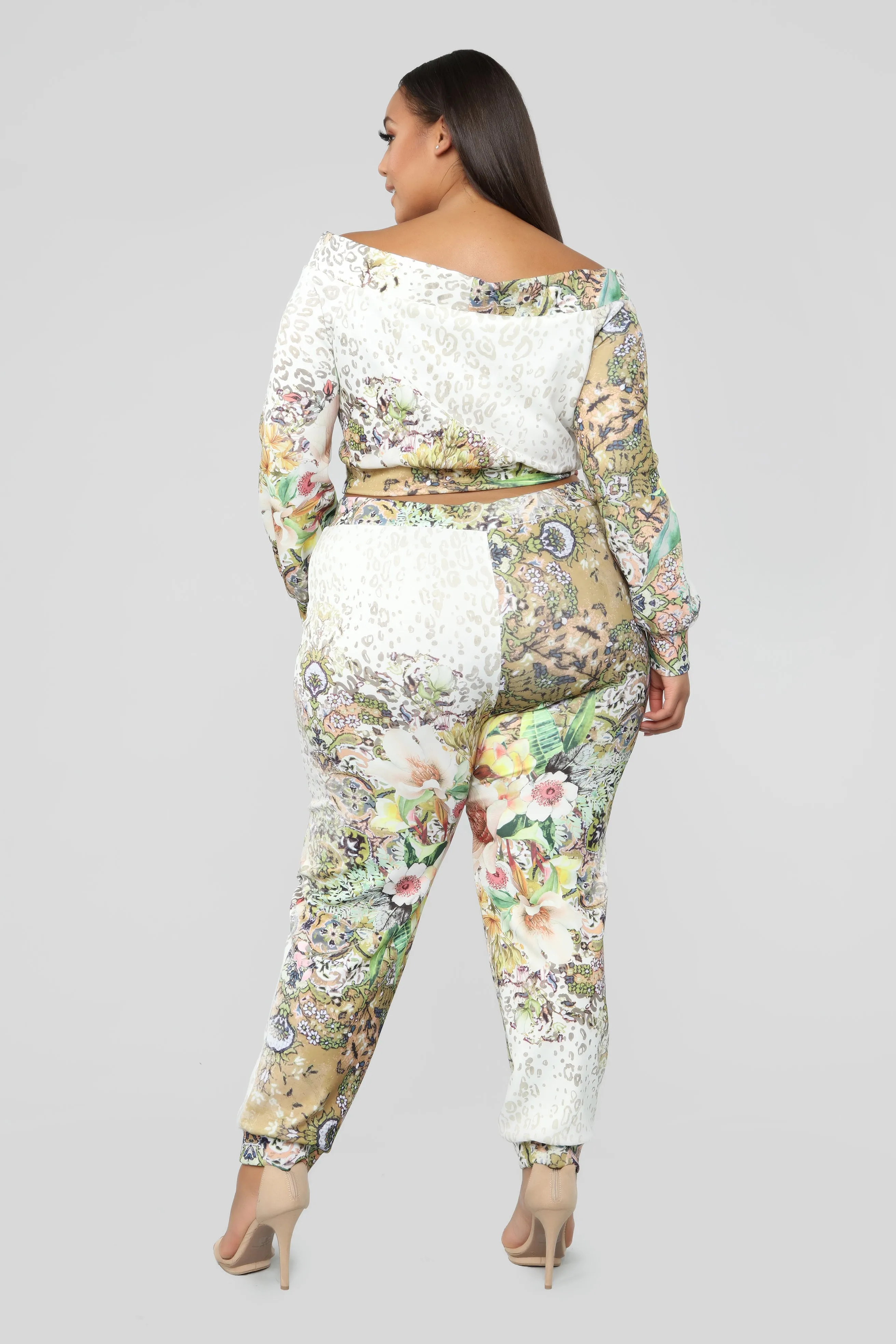 Beautiful Animal Pant Set - White/Combo