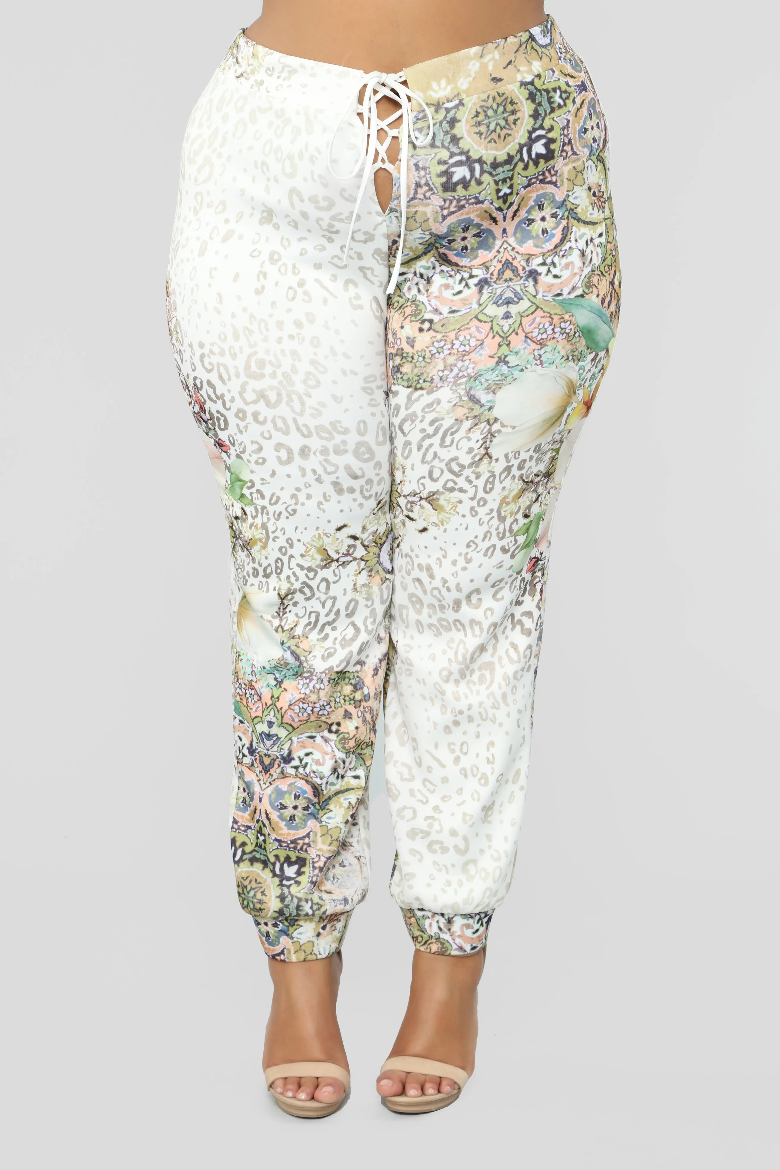 Beautiful Animal Pant Set - White/Combo