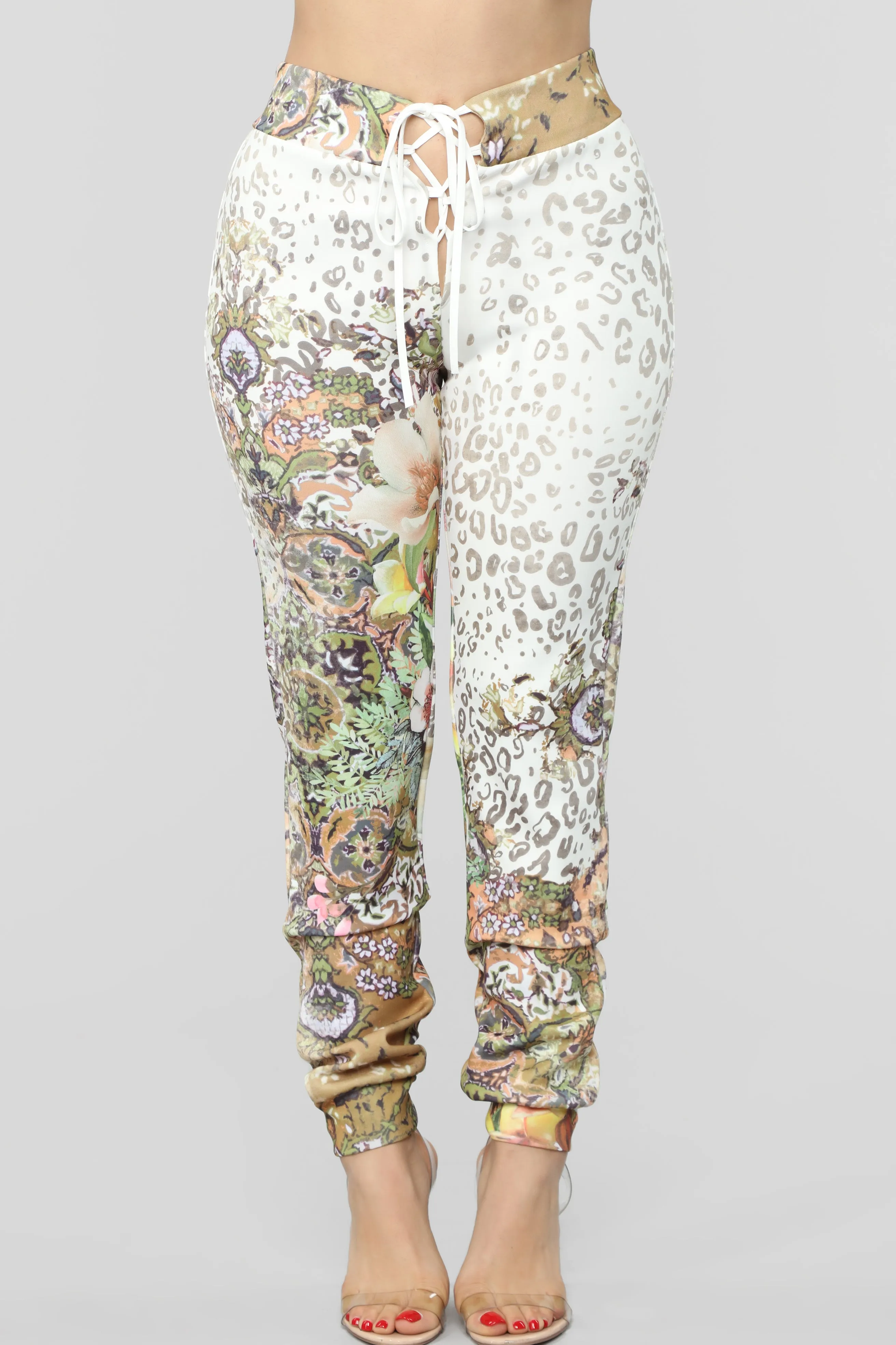 Beautiful Animal Pant Set - White/Combo