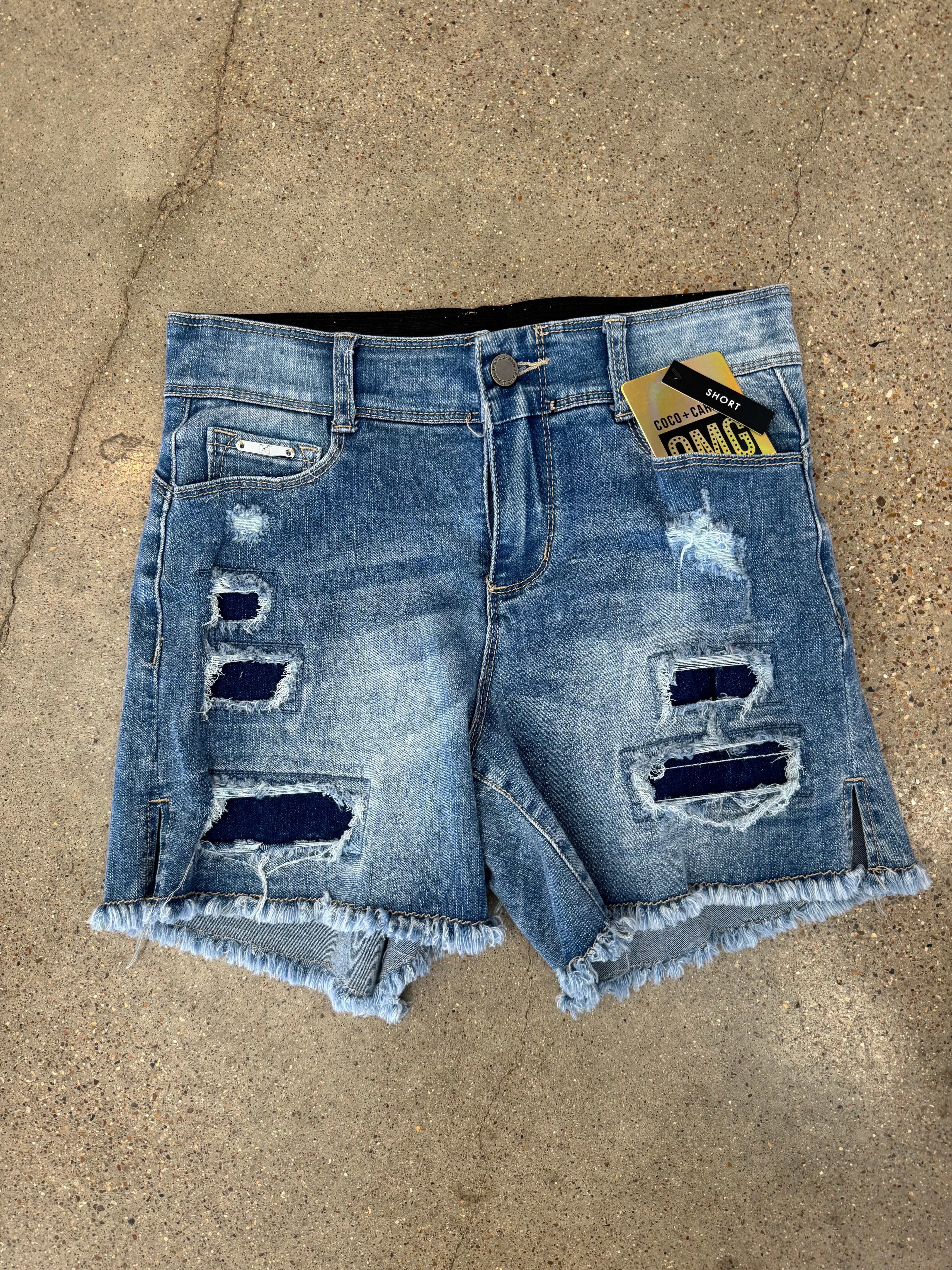 Coco Carmen Ripped Jean Shorts