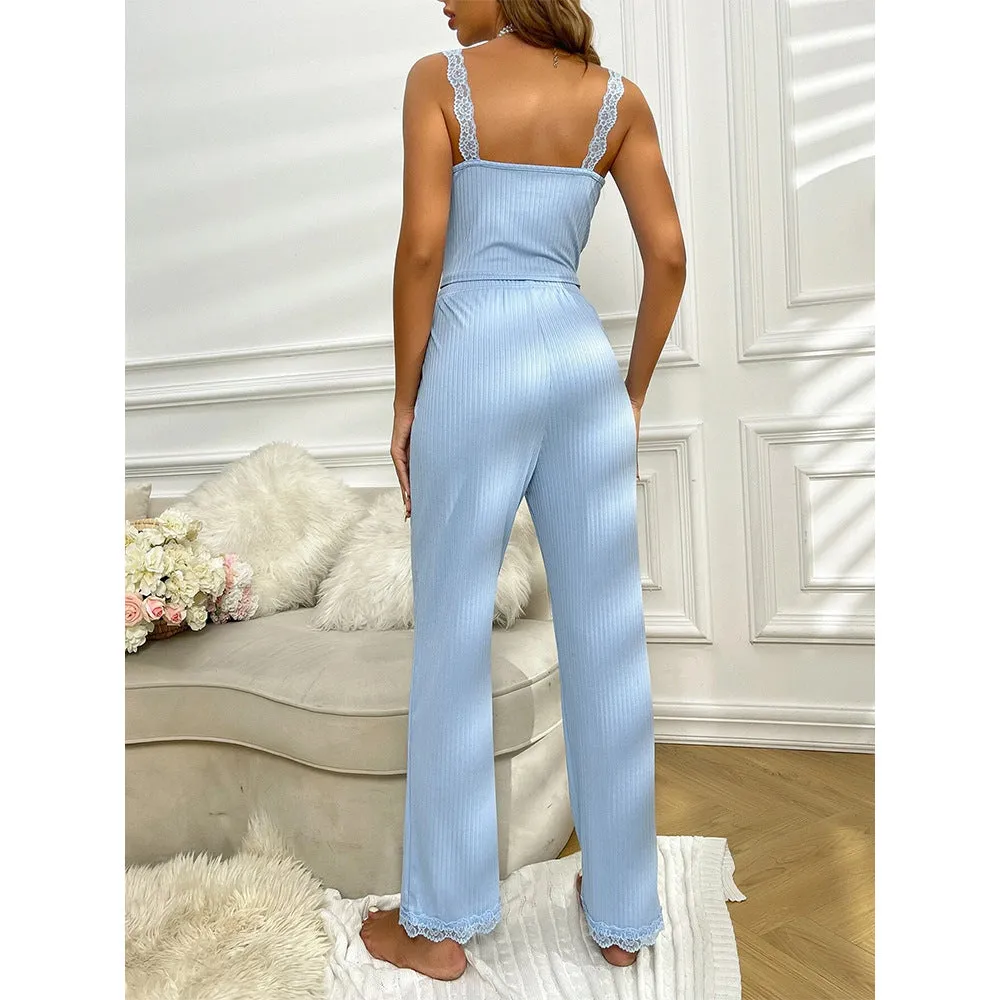 Darling Crop Cami and Pants Pajama Set