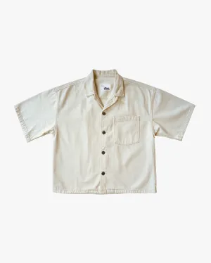 EPTM BOXY TWILL SHIRT - CREAM