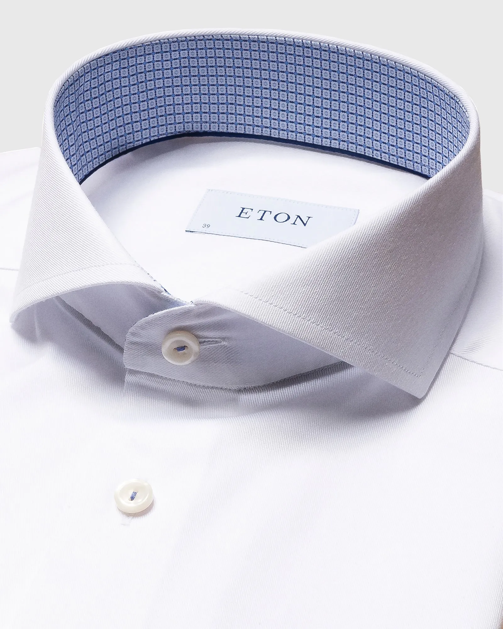 ETON 10000430600 WHITE SLIM SC SHIRT