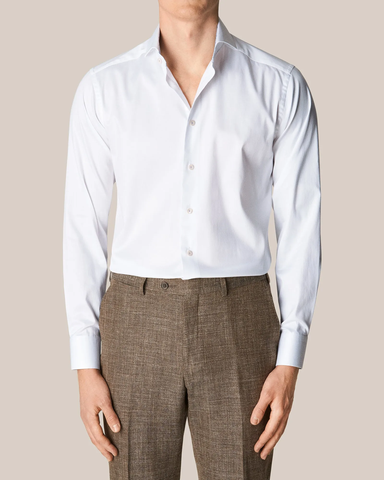 ETON 10000430600 WHITE SLIM SC SHIRT