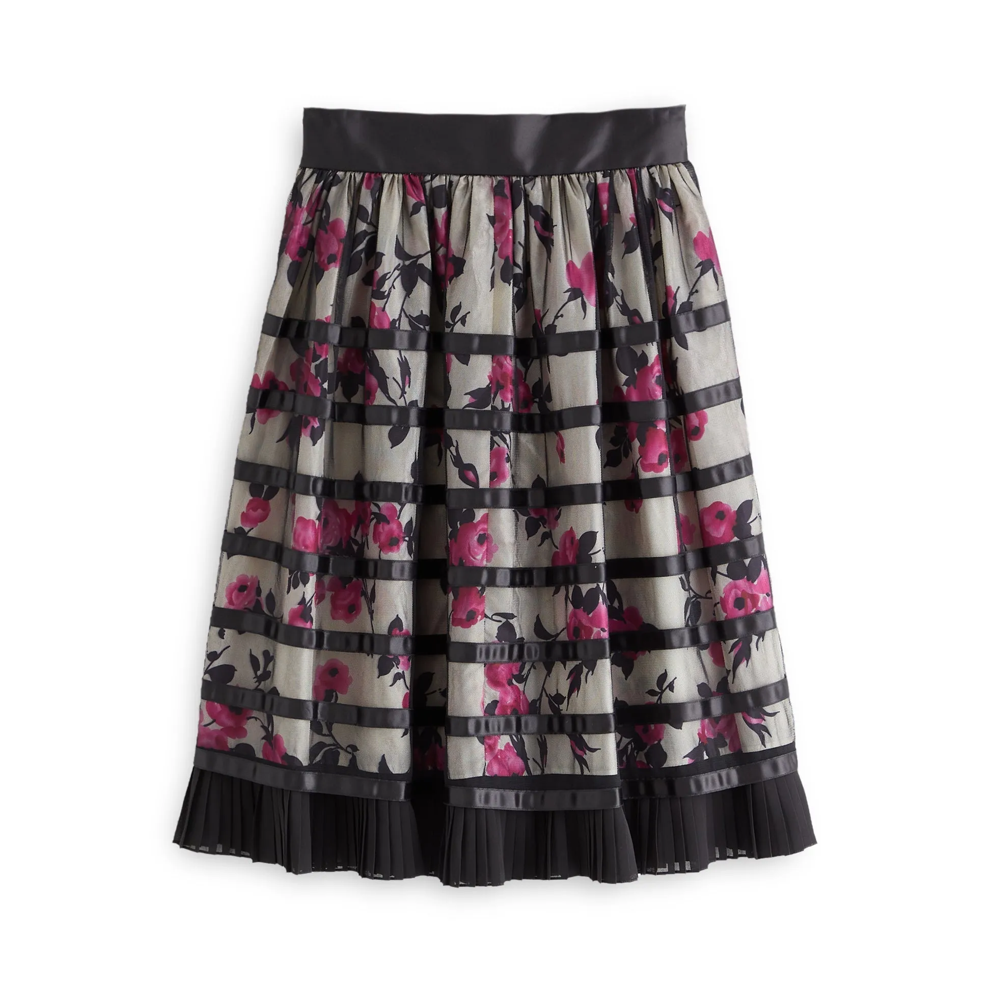 Floral Ribbon Skirt