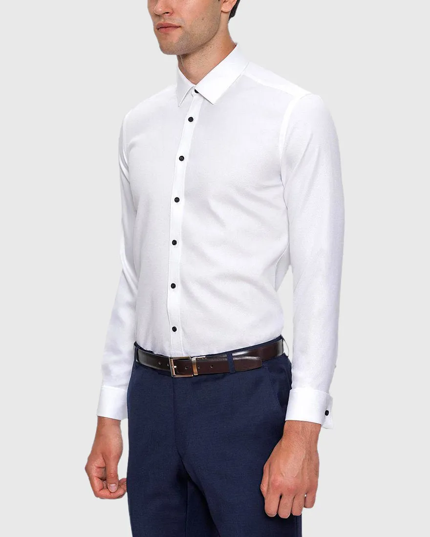 GIBSON FGB019BB WHITE FRENCH CUFF ARCHIE TUX SHIRT