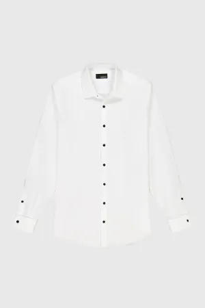 GIBSON FGB019BB WHITE FRENCH CUFF ARCHIE TUX SHIRT