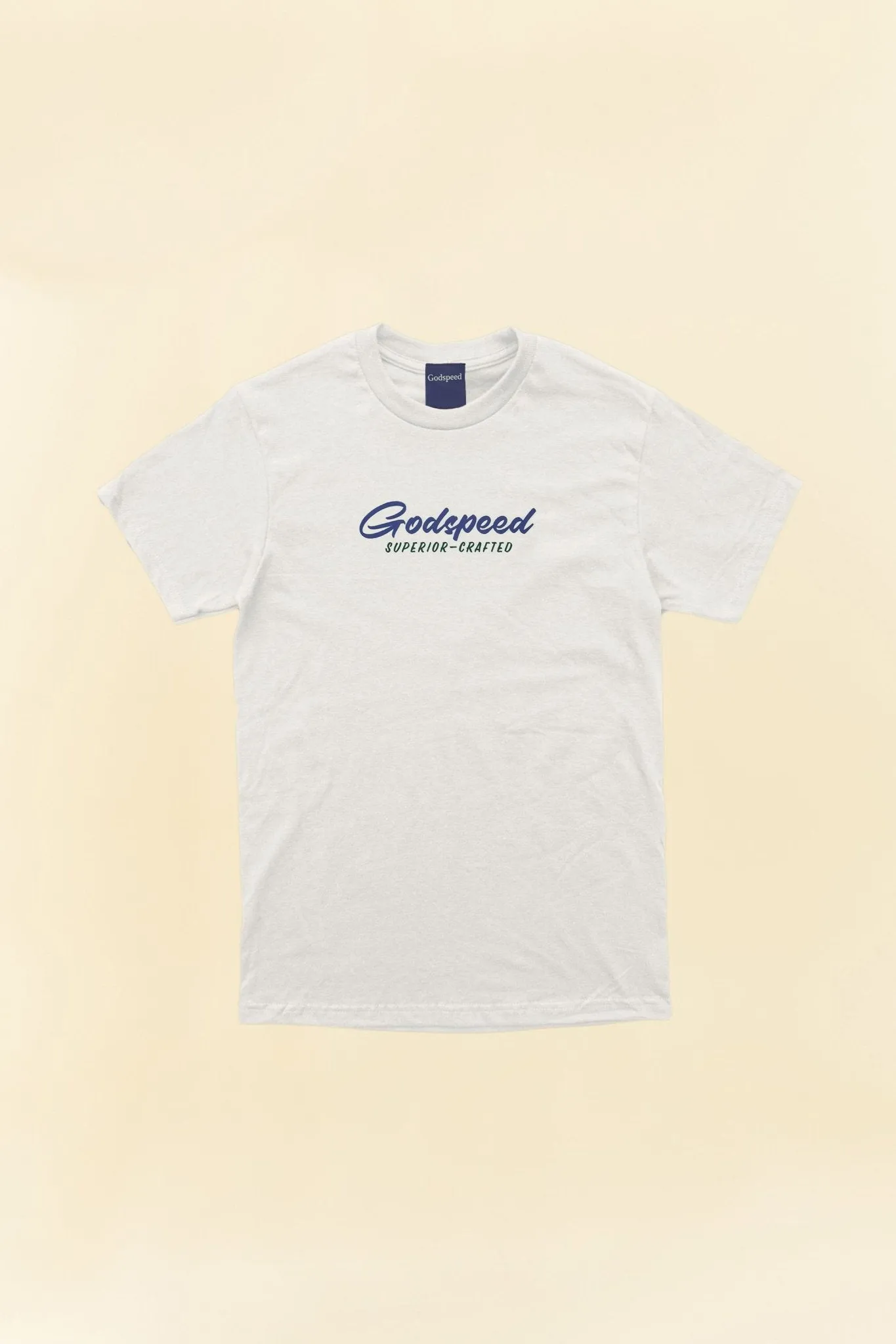 Godspeed 'Sign' Heavyweight Organic T-Shirt - White