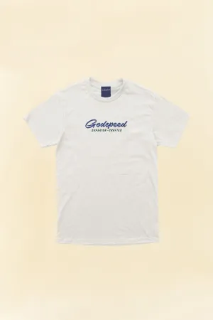 Godspeed 'Sign' Heavyweight Organic T-Shirt - White