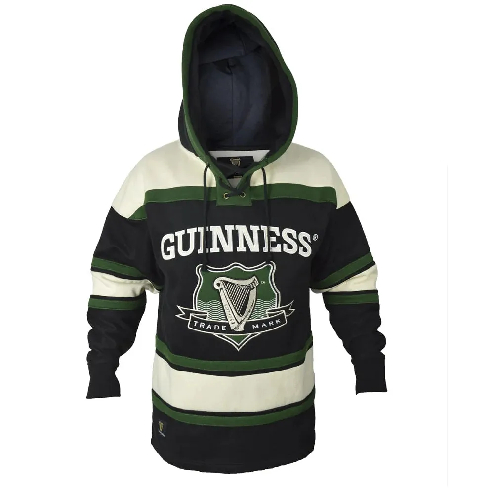 Guinness Green Hockey Style Hooded Sweathirt