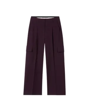 Luisa Cerano Cropped Pleated Cargo Pants