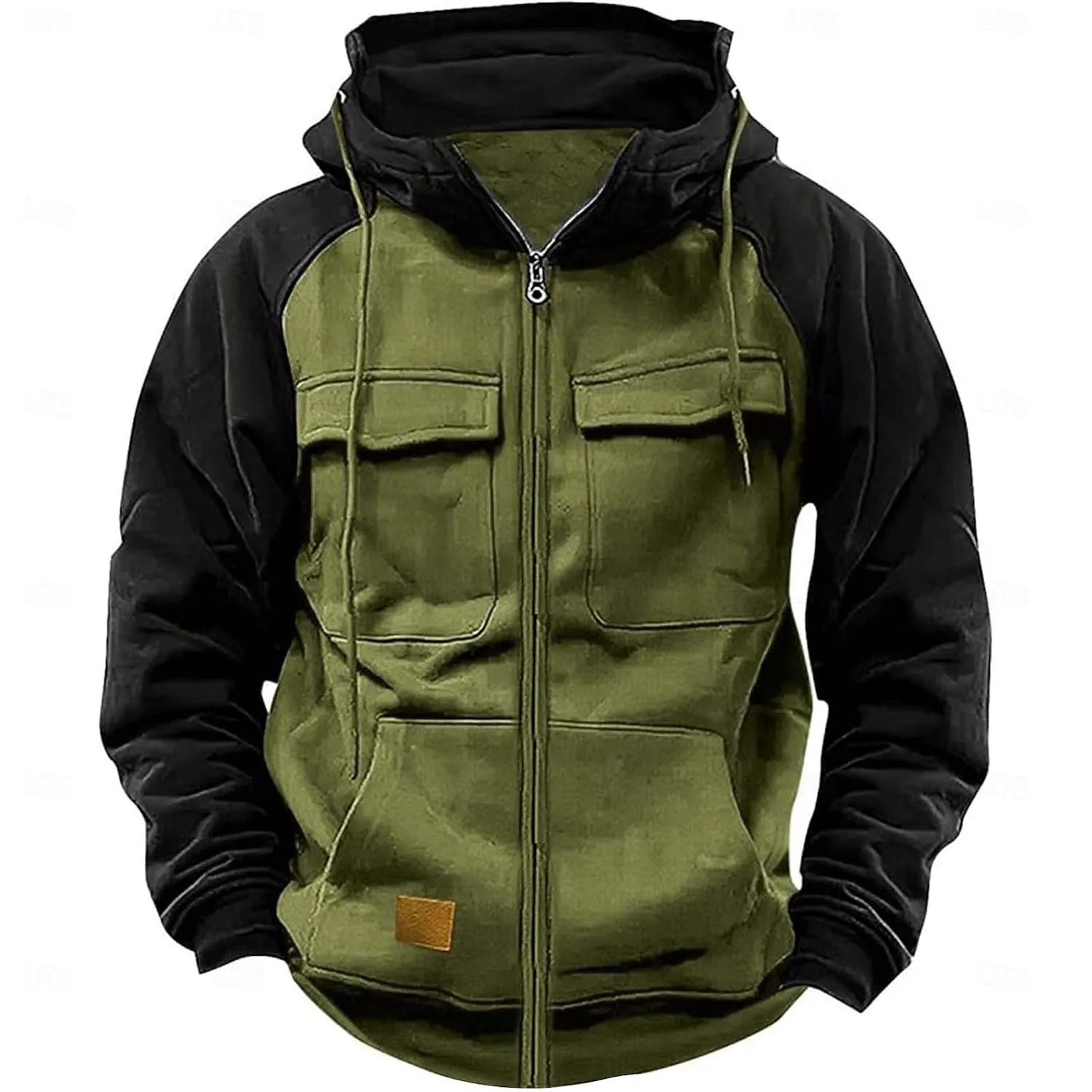 Men's Hoodie Full Zip Hoodie Tactical Hoodie