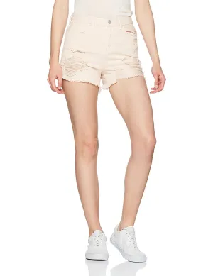 New Look Womens Gelato Ripped Shorts