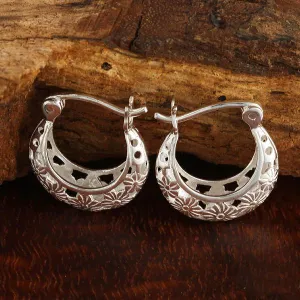 Plumeria See Through Hook Earrings