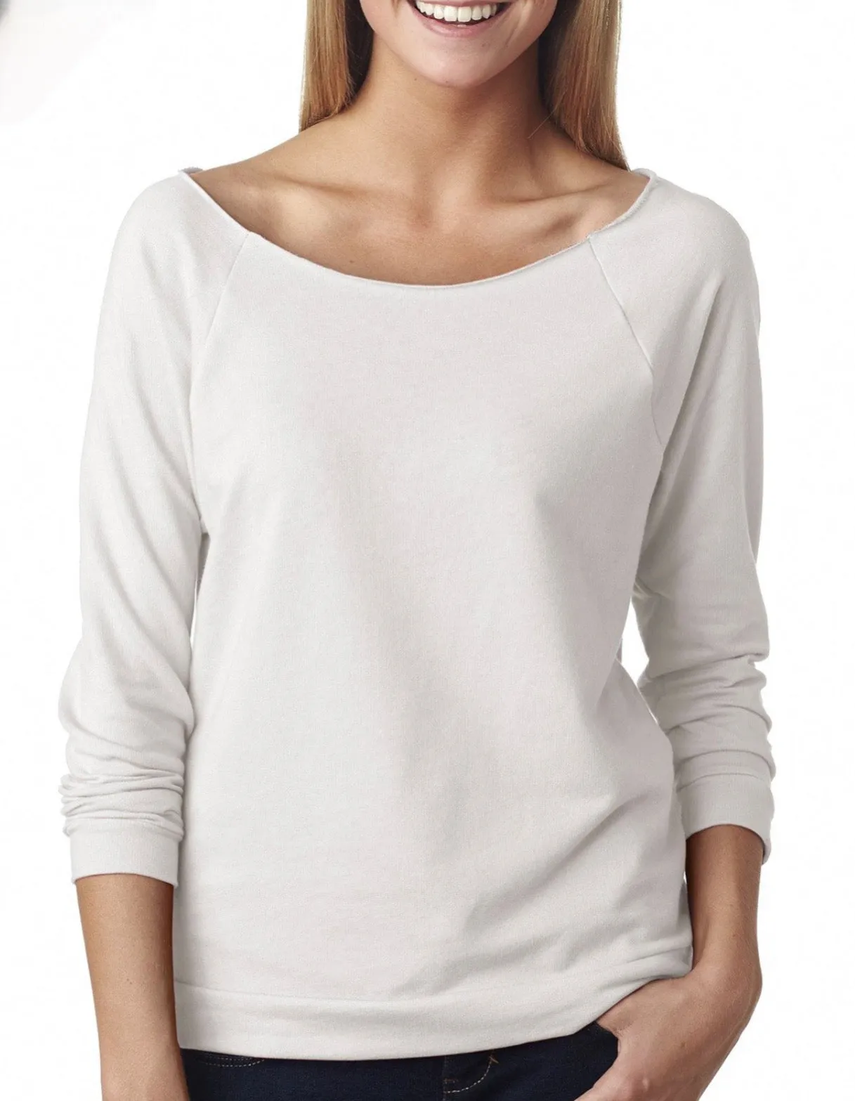 Puffed Bobcats Off-the-Shoulder Sweatshirt