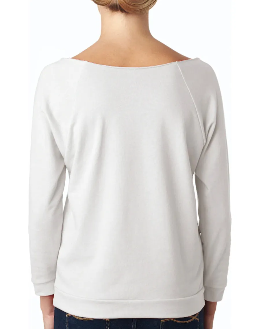 Puffed Bobcats Off-the-Shoulder Sweatshirt