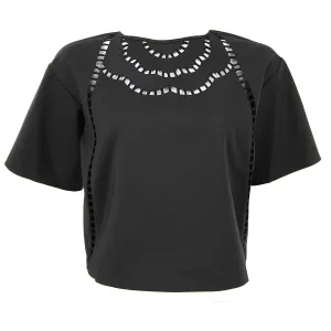 Reed Top - Cropped Pullover with Cut-Outs