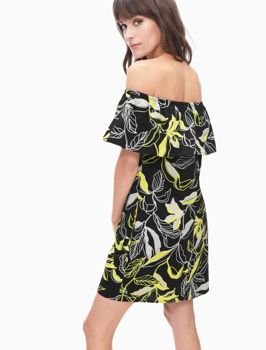 Splendid - Tropic Floral Off Shoulder Dress