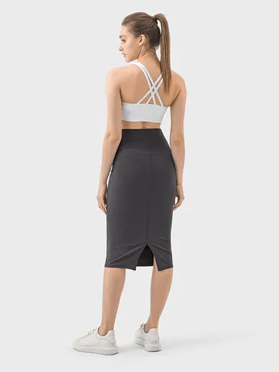 TEEK - Slit Wrap Active Skirt