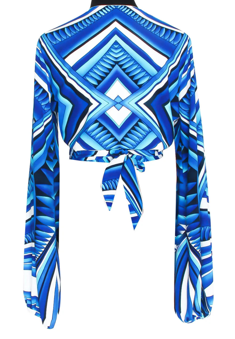 Tribal - Panacea Cropped Blouse (Off-White)