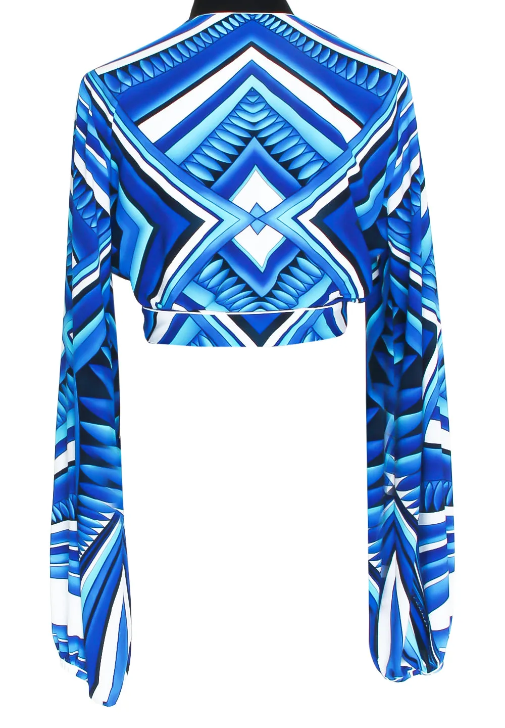 Tribal - Panacea Cropped Blouse (Off-White)