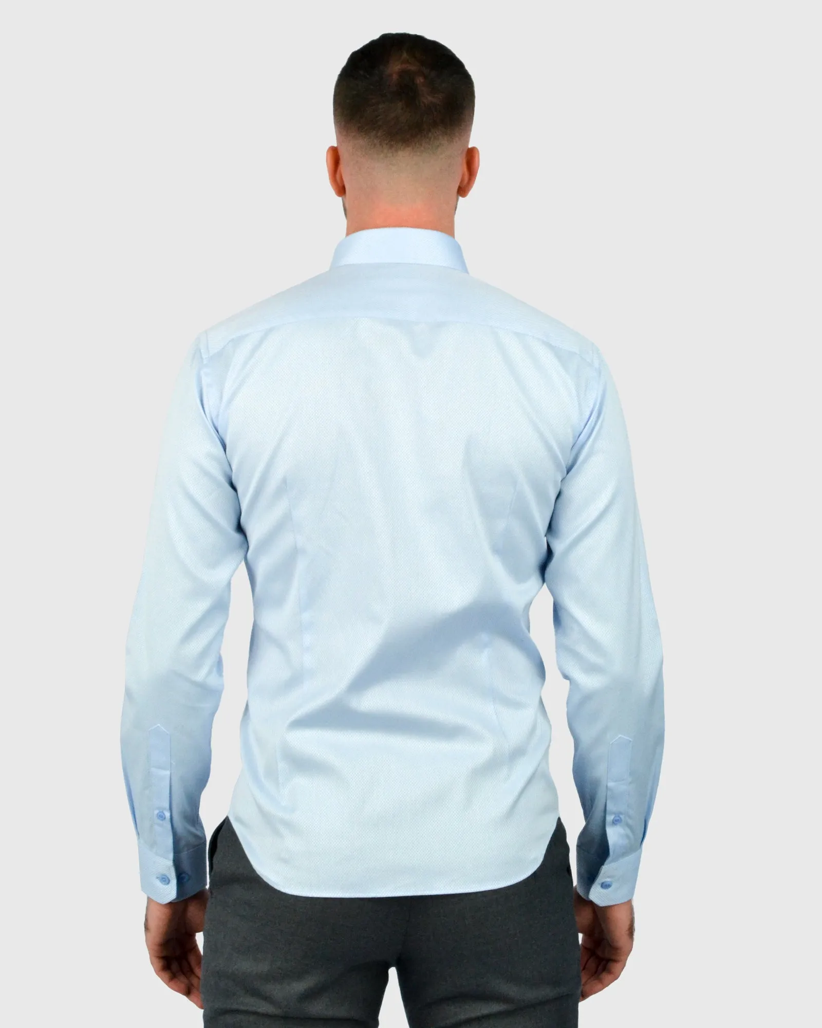 VINCENT & FRANKS S21CH0035 SKY-BLUE SLIM SC SHIRT